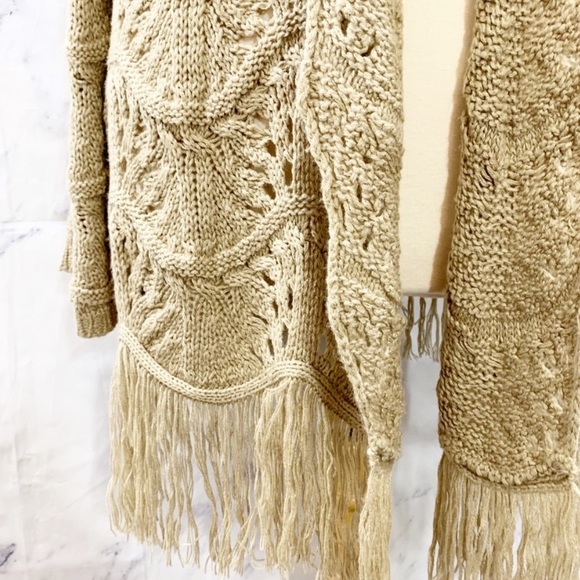 Retro Threads Wide Knit Open Cardigan Sweater - Picture 5 of 9